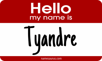 Hello my name is Tyandre png download