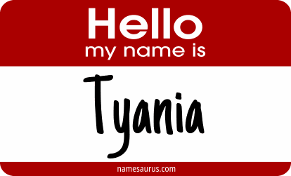 Hello my name is Tyania png download
