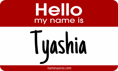 Hello my name is Tyashia png download