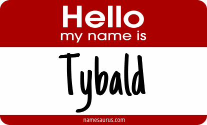 Hello my name is Tybald png download