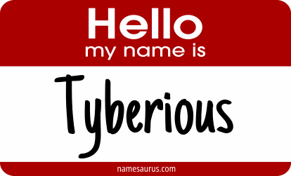 Hello my name is Tyberious png download