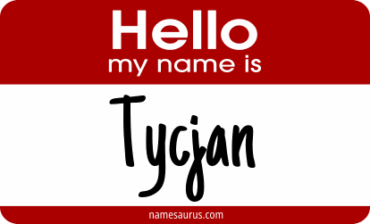 Hello my name is Tycjan png download