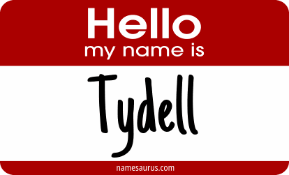 Hello my name is Tydell png download