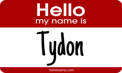 Hello my name is Tydon png download