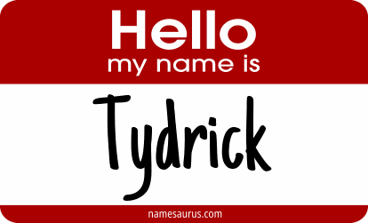 Hello my name is Tydrick png download