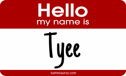 Hello my name is Tyee png download