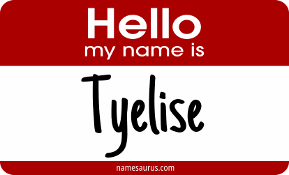 Hello my name is Tyelise png download