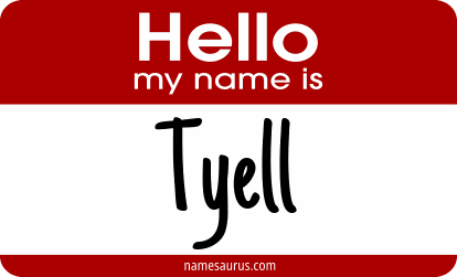 Hello my name is Tyell png download