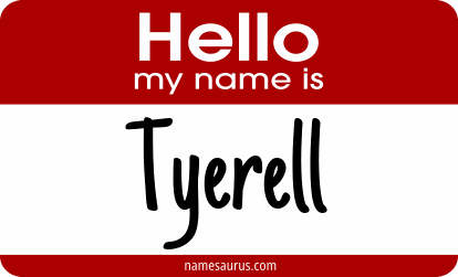 Hello my name is Tyerell png download