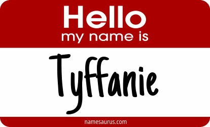 Hello my name is Tyffanie png download