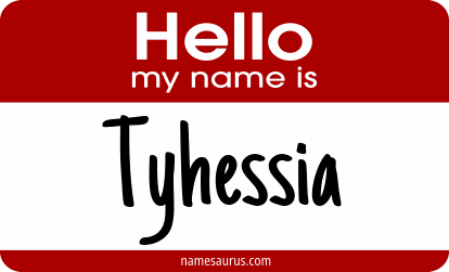 Hello my name is Tyhessia png download