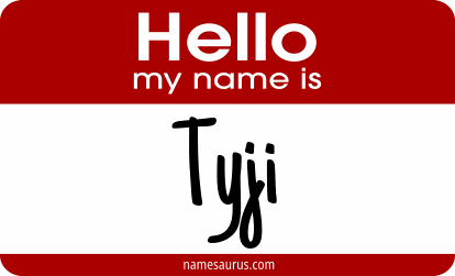 Hello my name is Tyji png download