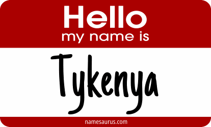 Hello my name is Tykenya png download
