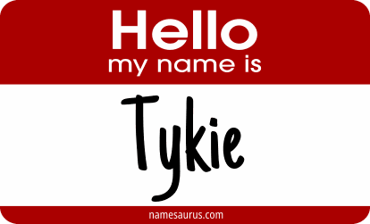 Hello my name is Tykie png download