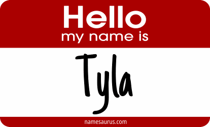 Hello my name is Tyla png download