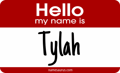 Hello my name is Tylah png download