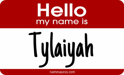 Hello my name is Tylaiyah png download