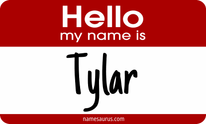 Hello my name is Tylar png download
