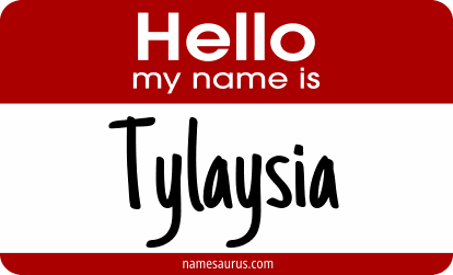 Hello my name is Tylaysia png download