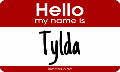 Hello my name is Tylda png download
