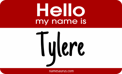 Hello my name is Tylere png download