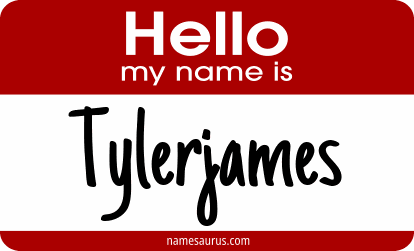 Hello my name is Tylerjames png download