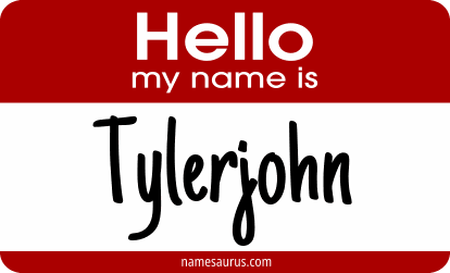 Hello my name is Tylerjohn png download