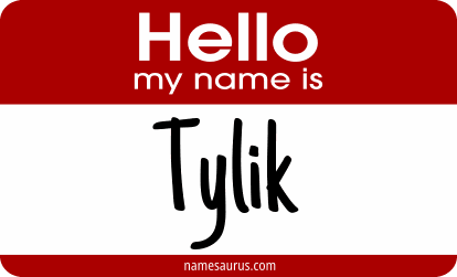 Hello my name is Tylik png download