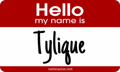 Hello my name is Tylique png download