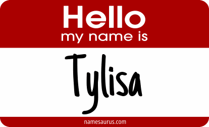 Hello my name is Tylisa png download