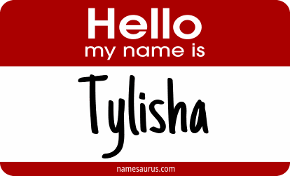 Hello my name is Tylisha png download