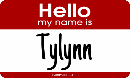 Hello my name is Tylynn png download