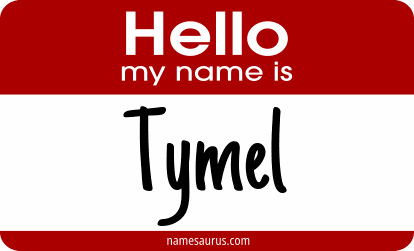 Hello my name is Tymel png download