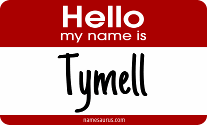 Hello my name is Tymell png download