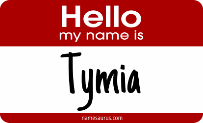 Hello my name is Tymia png download