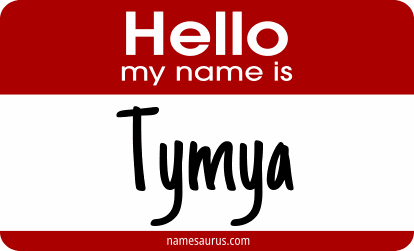 Hello my name is Tymya png download