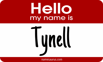 Hello my name is Tynell png download