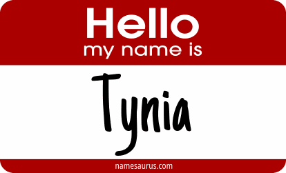Hello my name is Tynia png download