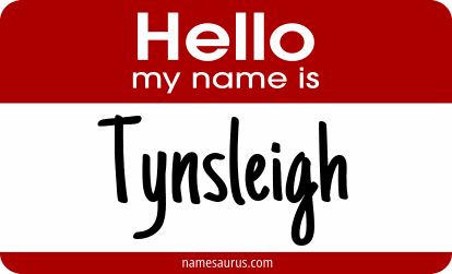Hello my name is Tynsleigh png download