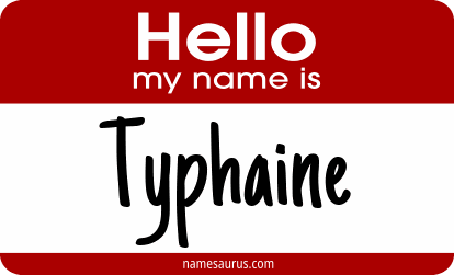 Hello my name is Typhaine png download