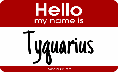 Hello my name is Tyquarius png download