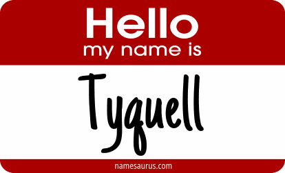 Hello my name is Tyquell png download