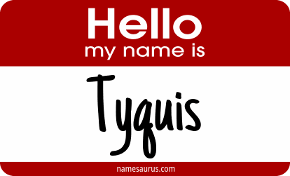 Hello my name is Tyquis png download
