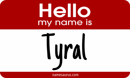 Hello my name is Tyral png download