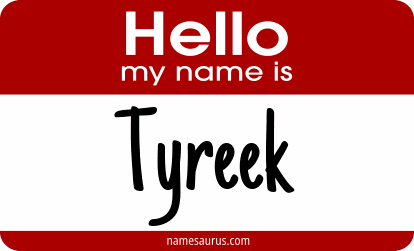 Hello my name is Tyreek png download