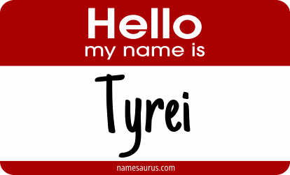 Hello my name is Tyrei png download
