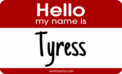 Hello my name is Tyress png download
