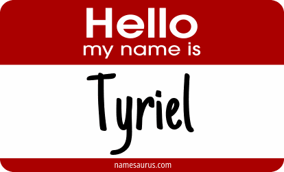 Hello my name is Tyriel png download