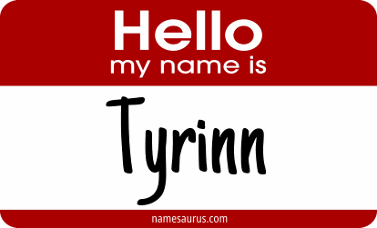 Hello my name is Tyrinn png download