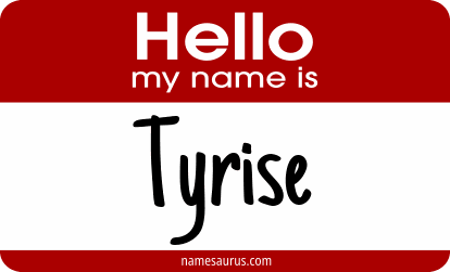 Hello my name is Tyrise png download